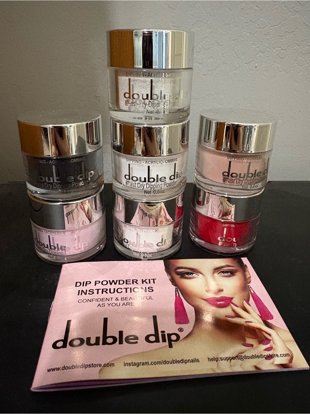 Dip Powder Kit - 7 Assorted Shades